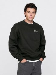GAP Bluza w kolorze czarnym rozmiar: L. Czarne bluzy bez kaptura męskie GAP, l. Za 92.21 zł.