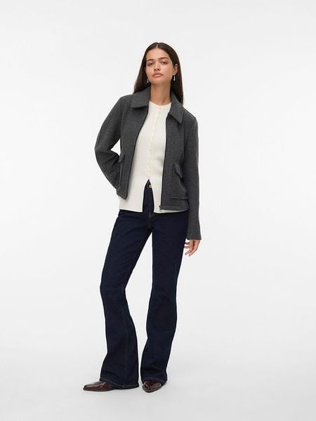 Vero Moda Kurtka przejściowa w kolorze antracytowym rozmiar: S. Czarne kurtki damskie Vero Moda, s, bez wzorów, bez kaptura. Za 170.47 zł.