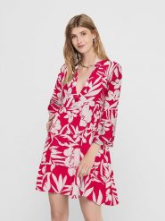 JDY Sukienka w kolorze czerwonym rozmiar: 40. Czerwone sukienki damskie JDY, na co dzień, s, bez wzorów, z wiskozy, klasyczne, bez kołnierzyka, bez ramiączek, mini, proste. Za 56.79 zł.