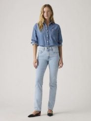 Levi's Dżinsy "724" - Slim fit - w kolorze błękitnym rozmiar: W24/L32. Niebieskie jeansy damskie Levi's, z podwyższonym stanem. Za 214.95 zł.