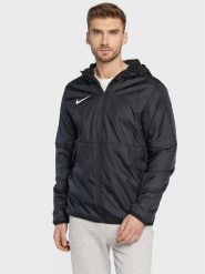 Kurtka Męska z Kapturem Nike Team Park 20. Czarne kurtki męskie Nike, m, bez wzorów, z materiału, klasyczne, z kapturem. Za 449.99 zł.