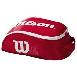 Torba sportowa unisex Wilson Tour. Czerwone torby podróżne damskie Wilson, bez wzorów. Za 145.50 zł.