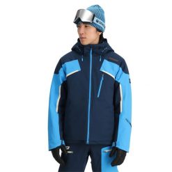 Kurtka narciarska męska Spyder Leader. Czarne kurtki męskie Spyder, m, bez wzorów, bez kaptura, narciarskie. Za 2,599.99 zł.