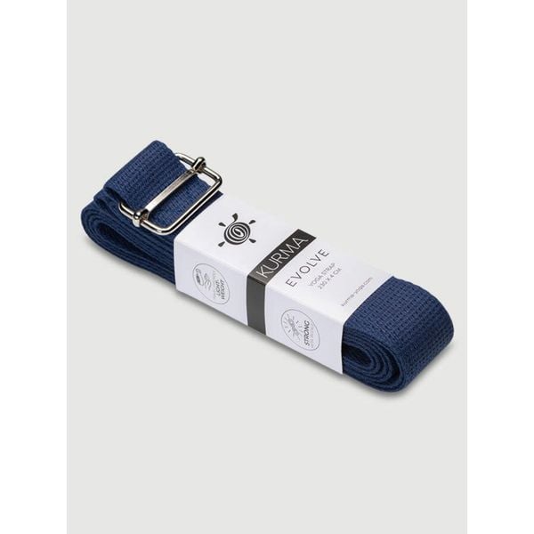 Pasek do jogi Kurma. Niebieskie paski damskie KURMA, bez wzorów, sportowe. Za 79.00 zł.