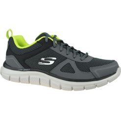 Skechers Track-Bucolo, męskie buty treningowe, Szare. Szare buty fitness męskie Skechers, na fitness i siłownię. Za 239.99 zł.