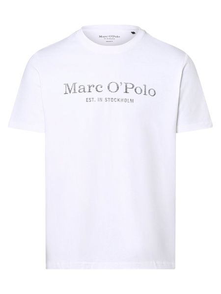 Marc O'Polo T-shirt Mężczyźni Bawełna biały, XXL. Białe t-shirty męskie Marc O´Polo, m, bez wzorów, z bawełny, bez kołnierzyka. Za 139.95 zł.