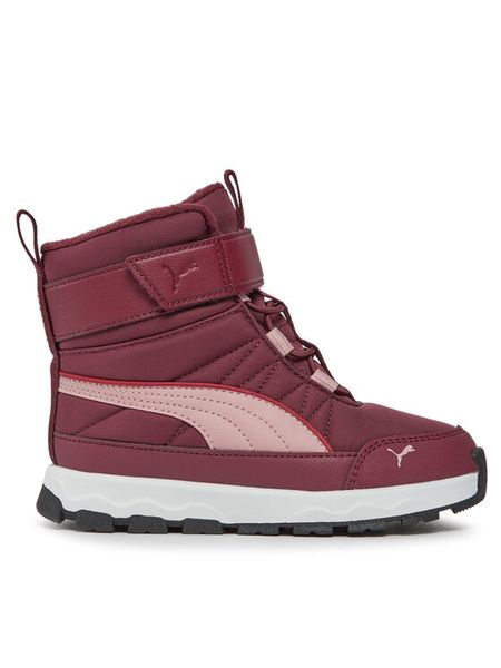 Puma Śniegowce Evolve Boot AC+ PS 392645 04 Bordowy. Czerwone kozaki dziewczęce Puma, bez wzorów, z materiału, bez obcasa. Za 174.99 zł.