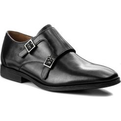 Półbuty CLARKS - Gilman Step 261276647 Black Leather. Czarne buty wizytowe męskie Clarks, z materiału, bez zapięcia. W wyprzedaży za 269.00 zł.