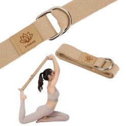 Pasek do jogi XTREXO TXO-B4Z026-BZ. Brązowe paski męskie XTREXO, bez wzorów, z bawełny, biznesowe. Za 14.99 zł.