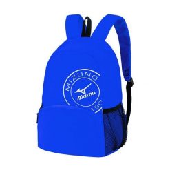 Plecak treningowy Mizuno. Niebieskie plecaki damskie Mizuno, bez wzorów, sportowe. Za 158.50 zł.