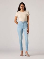 Levi's Dżinsy "Retro" - Skinny fit - w kolorze błękitnym rozmiar: W27/L32. Niebieskie jeansy damskie Levi's, z podwyższonym stanem. Za 178.56 zł.