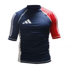 Koszulka adidas Rash Guard. Białe t-shirty damskie Adidas, s, z materiału, bez ramiączek, na fitness i siłownię. Za 263.50 zł.