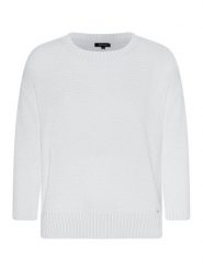 More & More Sweter w kolorze białym rozmiar: 44. Białe swetry klasyczne damskie MORE & MORE, z bawełny, bez kołnierzyka. Za 87.40 zł.