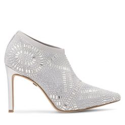 Półbuty Nine West. Szare półbuty damskie Nine West, bez wzorów, bez obcasa, na obcasie. Za 299.99 zł.