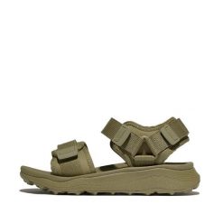 Sandały damskie FitFlop Neo-D-Hyker (Xt). Zielone sandały damskie Flip Flop, bez wzorów, bez obcasa. Za 539.50 zł.