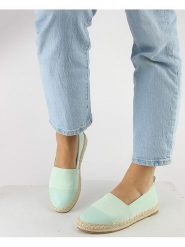 Foreverfolie Espadryle w kolorze miętowym rozmiar: 38. Zielone espadryle damskie Foreverfolie, bez wzorów, bez obcasa. Za 76.03 zł.