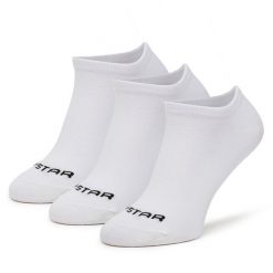 Stopki G-Star Raw. Białe skarpetki damskie G-Star Raw, bez wzorów. Za 24.99 zł.