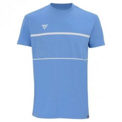 Koszulka T-shirt tenisowa męska Tecnifibre Team Tech Tee. Niebieskie t-shirty męskie TECNIFIBRE, m, bez wzorów, bez kołnierzyka. Za 232.00 zł.