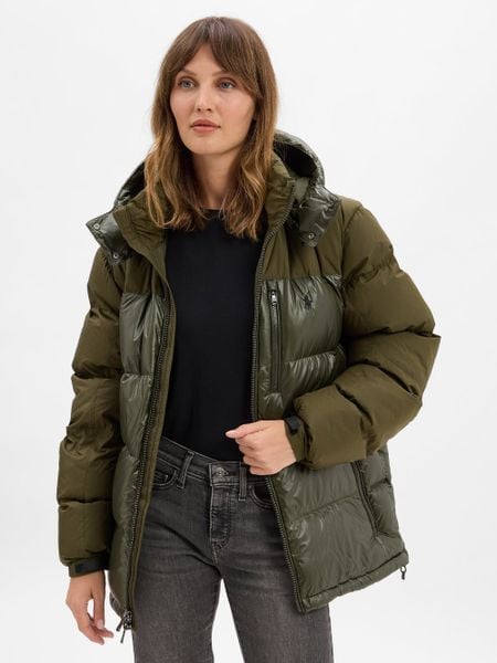 Polo Ralph Lauren Męska kurtka puchowa Mężczyźni zielony jednolity, XL. Zielone kurtki męskie Polo Ralph Lauren, m, bez wzorów, z puchu, sportowe, bez kaptura. Za 2,299.95 zł.