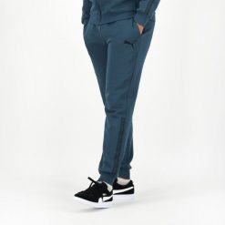 Spodnie dresowe męskie Puma Gym & Pilates. Szare spodnie dresowe męskie Puma, z bawełny. W wyprzedaży za 99.99 zł.