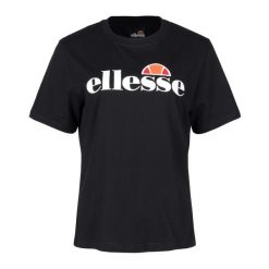 Koszulka treningowa damska Ellesse Albany. Białe bluzki sportowe damskie Ellesse, s, z bawełny, bez kołnierzyka, bez ramiączek. Za 79.34 zł.