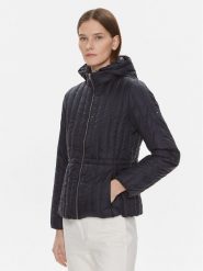 Tommy Hilfiger Kurtka puchowa WW0WW40484 Granatowy Regular Fit. Niebieskie kurtki damskie Tommy Hilfiger, s, bez wzorów, z puchu, bez kaptura. Za 799.99 zł.