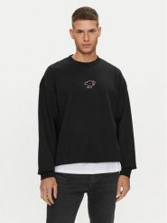 Hugo Bluza Duberries 50518981 Czarny Relaxed Fit. Czarne bluzy bez kaptura męskie Hugo, m, z bawełny. Za 489.99 zł.
