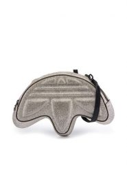 Adidas Torebka Trefoil Rhinestone KS9294 Srebrny. Szare torebki klasyczne damskie Adidas, bez wzorów, ze skóry, bez dodatków. Za 349.99 zł.