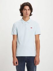 Levi´s Koszulka polo w kolorze błękitnym rozmiar: S. Niebieskie koszulki polo męskie s, bez wzorów, z bawełny, bez ramiączek. Za 171.28 zł.