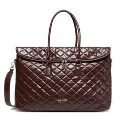 Torebka Nine West. Brązowe torebki klasyczne damskie Nine West, bez wzorów, bez dodatków. Za 299.99 zł.