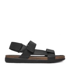 Sandały Lasocki. Czarne sandały męskie Lasocki, bez zapięcia. Za 149.99 zł.