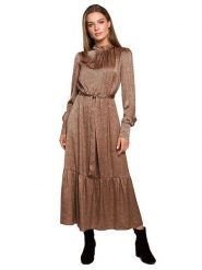 Stylove Sukienka ze wzorem rozmiar: L. Sukienki damskie Stylove, l, bez wzorów, bez kołnierzyka, bez ramiączek, maxi. Za 271.67 zł.