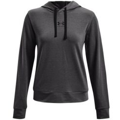 Bluza damska Under Armour Rival Terry Hoodie. Brązowe bluzy bez kaptura damskie Under Armour. Za 129.99 zł.