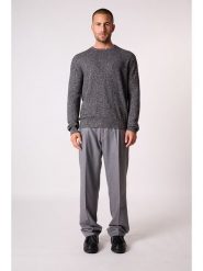 Perfect Cashmere Kaszmirowy sweter w kolorze antracytowym rozmiar: M. Czarne swetry męskie Perfect Cashmere, m, bez wzorów, z kaszmiru, bez kołnierzyka. Za 405.61 zł.