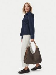 MICHAEL Michael Kors Torebka 30F6GEJE7B Brązowy. Brązowe torebki klasyczne damskie MICHAEL Michael Kors, bez wzorów, bez dodatków. Za 1,979.00 zł.