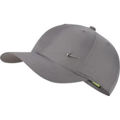CZAPKA HERITAGE 86 METAL SWOOSH. Szare czapki męskie Nike, na lato, bez wzorów, z materiału, klasyczne. W wyprzedaży za 39.99 zł.