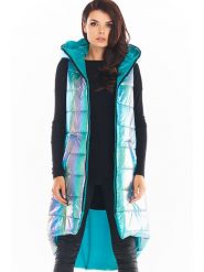Awama Kamizelka w kolorze niebieskim rozmiar: L/XL. Niebieskie kamizelki damskie Awama, l. Za 261.45 zł.