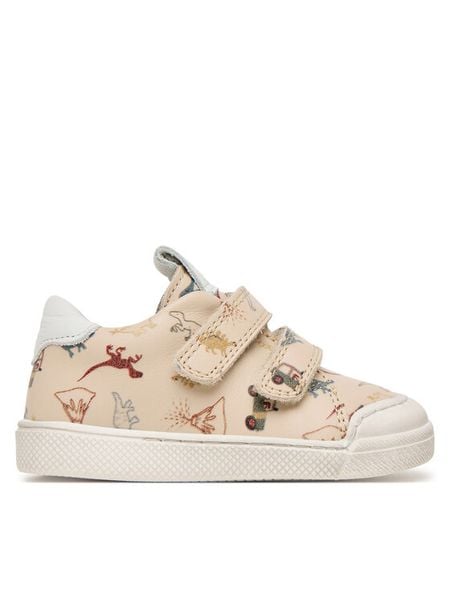 Froddo Sneakersy Rosario G2130316-58 M Beżowy. Brązowe buty sportowe chłopięce Froddo, bez wzorów, ze skóry, bez zapięcia. Za 229.99 zł.