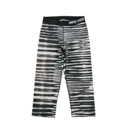 Damskie legginsy Nike Pro w kolorze brązowym. Brązowe legginsy damskie Nike, l, bez wzorów. Za 85.16 zł.