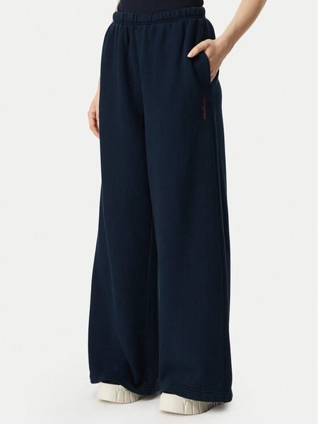 Tommy Jeans Spodnie dresowe Script DW0DW23398 Granatowy Wide Leg. Niebieskie jeansy damskie Tommy Jeans. Za 449.99 zł.