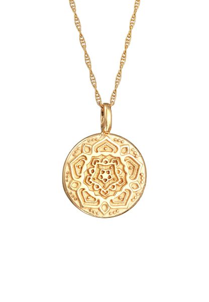 Elli Damska zawieszka mandala 925 Sterling Silver Naszyjniki 1 ct Damski. Szare naszyjniki damskie Elli, srebrne. Za 293.99 zł.