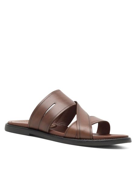 Gino Rossi Klapki MARCELLO-01 MB Brązowy. Brązowe klapki i japonki męskie Gino Rossi, ze skóry. Za 199.99 zł.