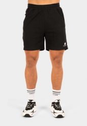 Harvey Track Szorty - Czarny. Czarne szorty męskie GORILLA WEAR, bez wzorów, z bawełny. Za 214.00 zł.