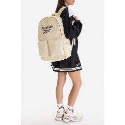 Plecak Reebok. Brązowe plecaki damskie Reebok, bez wzorów, sportowe. Za 179.99 zł.