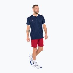 Koszulka polo tenisowa męska Tecnifibre Team Mesh. Niebieskie koszulki polo męskie TECNIFIBRE, l, bez wzorów, z meshu, bez ramiączek. Za 263.00 zł.