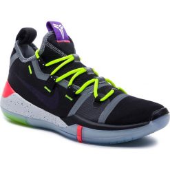 Buty NIKE - Kobe Ad AV3555 003 Black/Racer Blue. Czarne buty sportowe na co dzień męskie Nike, z materiału, bez zapięcia, do koszykówki. W wyprzedaży za 579.00 zł.
