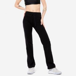 Second Life - Legginsy sportowe damskie Domyos - Stan Doskonały. Czarne legginsy damskie DOMYOS, m, bez wzorów, z bawełny, z podwyższonym stanem, na fitness i siłownię. Za 51.99 zł.
