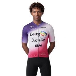 Męska koszulka kolarska z krótkim rękawem Burgos Burpellet BH x Siroko Siroko. Białe t-shirty sportowe męskie SIROKO, m, bez ramiączek, rowerowe. Za 339.00 zł.