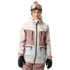 Damska kurtka narciarska Colourwear W Transfer. Brązowe kurtki damskie Colourwear, na zimę, bez wzorów, bez kaptura. Za 1,176.50 zł.