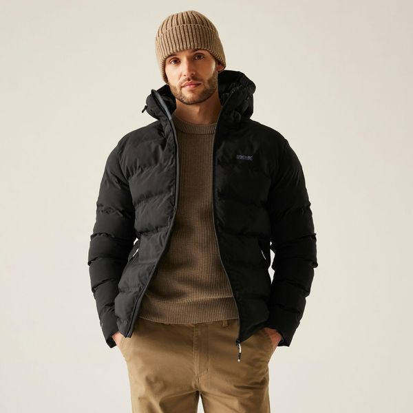 Kurtka męska zimowa Altoro Thermal wodoodporna. Czarne kurtki męskie Regatta, na zimę, m, bez wzorów, z puchu, sportowe, bez kaptura. W wyprzedaży za 379.99 zł.